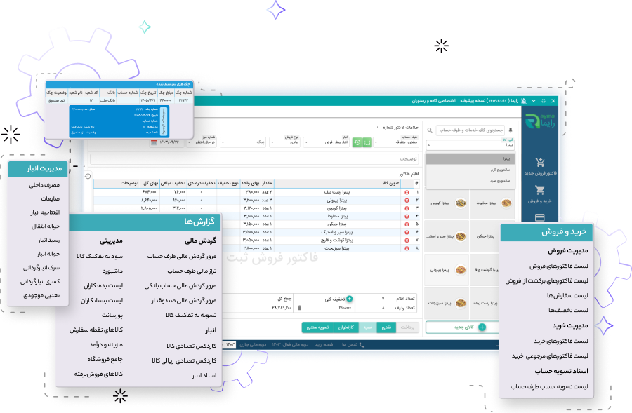 امکانات رایما